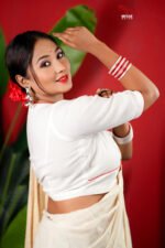 Golden Color Nimki Design Blouse - Image 3