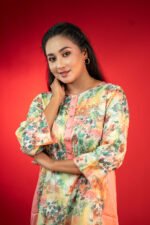 Muslin Cotton Floral Kamiz - Image 3