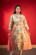Muslin Cotton Floral Kamiz - Image 2