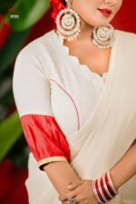 Red Kuchi Design Blouse - Image 2